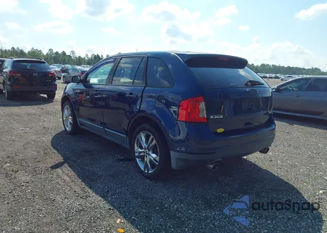 2012 Ford Edge Sel из США, поврежденный, VIN 2FMDK3J98CBA78003